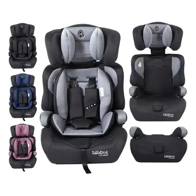 FableKids Child Car Seat | 5-Point Safety Harness | Group 1+2+3 for 9-36kg | Adjustable Headrest