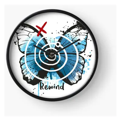 (rewind life is strange=5062) Wall Clock Inch Funny Mantel & Tabletop Art Decor for Home Bedroom