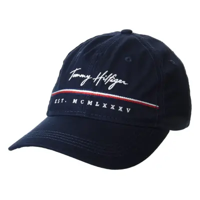 Tommy Hilfiger Men's Signature Adjustable Baseball Cap Sky Captain O