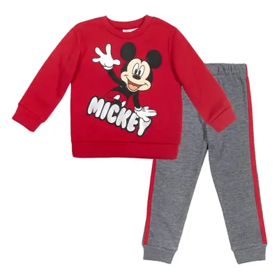 Disney Mickey Mouse Toddler Boys Piece Set: Pullover Sweatshirt Jogg