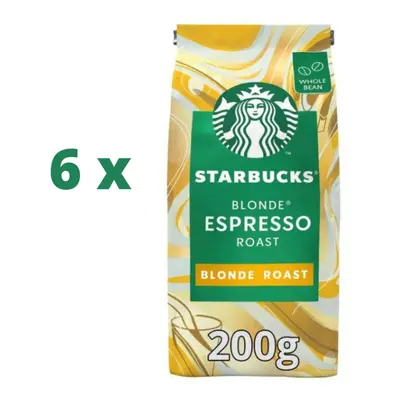 CASE OF x Starbucks BLONDE Espresso Roast Beans 200g BBE 13/1/23