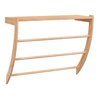 vidaXL Towel Rack Tower Holder Towel Rail Bathroom Shelf Solid Wood Walnut