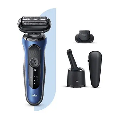 Braun Series Electric Shaver for Men with Precision Beard Trimmer, Wet & Dry and SmartCare Cente