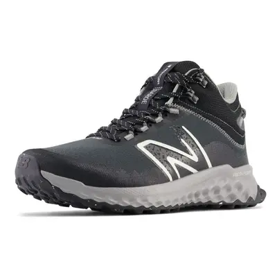 New Balance Mens Fresh Foam Garoe Mid V1 Trail Running Shoe BlacktopShadow GreySea Salt XWide