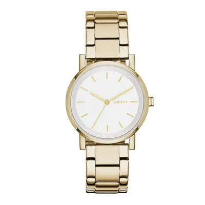 DKNY Women's Soho Quartz Stainless Steel Dress Watch Color: Gold (Mod