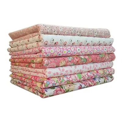 Cotton Craft Fabric Bundles Patchwork,Fabric Fat Quarters Bundle 7PCS x 50cm Fat Squares Sewing 