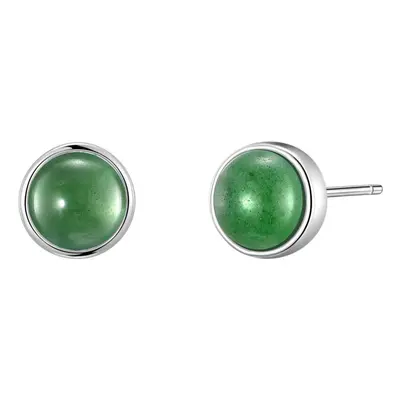 Green Aventurine Stud Earrings