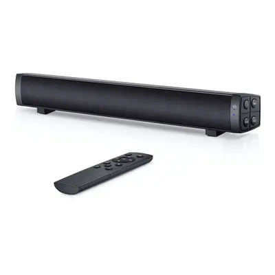 Bluetooth 5.0 Soundbar Wireless Speakers Hi-Fi 3D Stereo Support AUX/TF Card with HD Mic