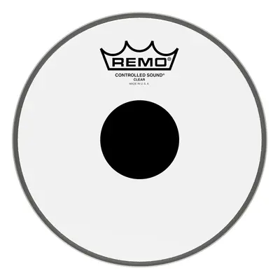 Remo controlled Sound clear Drum Head with Black Dot - Inch