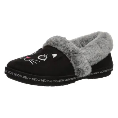 Skechers Women's Too Cozy-Meow Pajamas Slipper Black 7.5