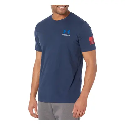 Under Armour Men's New Freedom Banner T-Shirt (408) Academy/Royal/Red