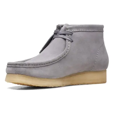 Clarks Mens Wallabee Boot Grey Suede (us_footwear_size_system adult