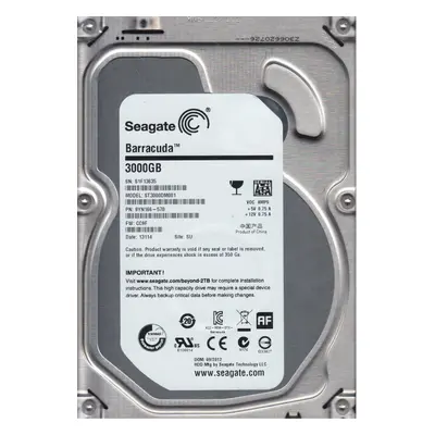 Seagate Barracuda 3TB 7200rpm SATA III Internal Hard Drive (ST3000DM00