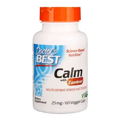 Doctor's Best Calm With Zembrin mg Dietary Supplement - Veggie Caps - Stress & Mood Support