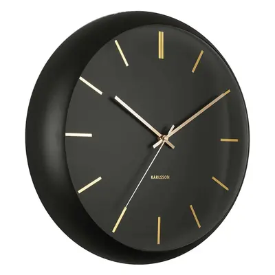 Karlsson Wall Clock Globe - Black