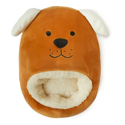 Woof! Brown Dog Fleece Sherpa Lined Foot Muff