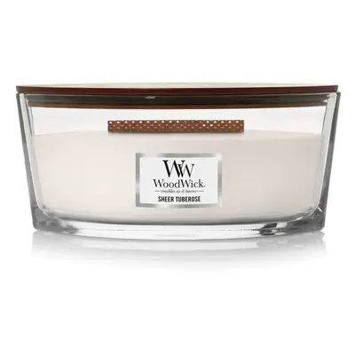 WoodWick Ellipse Candle Sheer Tuberose oz Pink