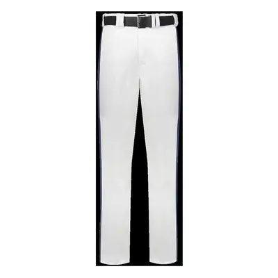 Russell R14DBM.WNA.S Adult Piped Change Up Baseball Pant, White & Navy - Small