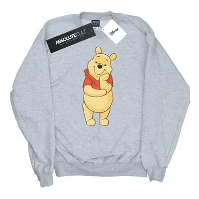 (4XL, Sports Grey) Disney Mens Winnie The Pooh Cute Sweatshirt