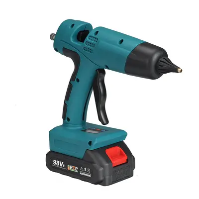 (One Battery) Hot Melt Glue Gun Cordless Rechargeable Hot Glue Applicator Home Improvement Craft