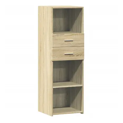 (sonoma oak) vidaXL Highboard Sideboard Cabinet Storage Cupboard Engineered Wood