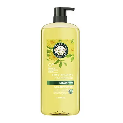 Herbal Essences Shine Collection Shampoo, 33.8 Fluid Ounce, Yellow, chamomile, botanical