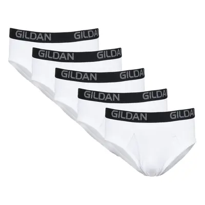 Gildan Men's Underwear Cotton Stretch Briefs 5-Pack Artic White (5-P