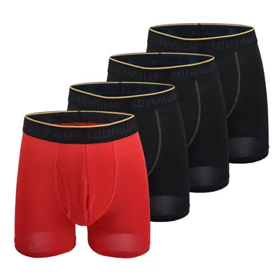 CAT Men's 4-pack Comfort Core Boxer Briefs Red X-Large