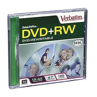 Verbatim DVD+RW 4.7GB 1-4x In Jewel Case