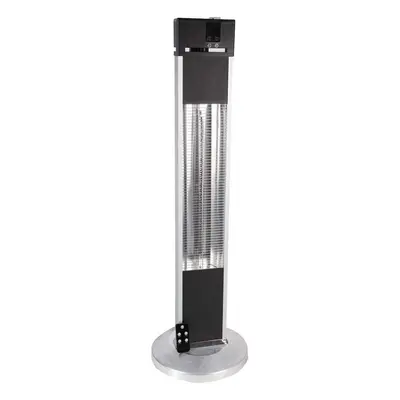 Pro Elec PEL01220 2kW Portable Patio Heater with Re mote Control