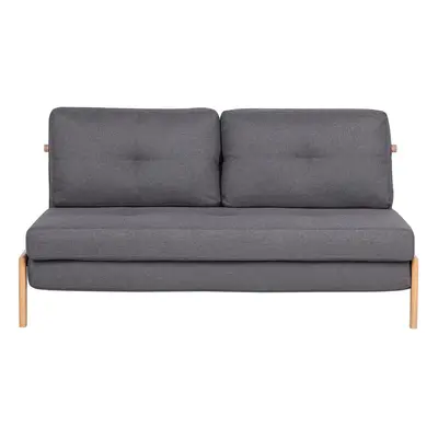 Fabric Sofa Bed Dark Grey EDLAND