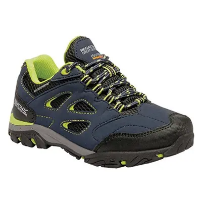 (9 UK Child, Navy Blaze/Lime Punch) Regatta Childrens/Kids Holcombe Low Junior Hiking Boots