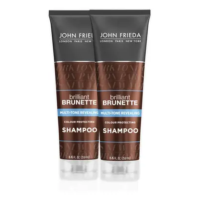 John Frieda Brilliant Brunette MultiTone Revealing Daily Shampoo Fluid Ounce Pack of