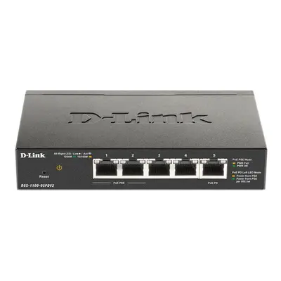 D-LINK - Port Gigabit PoE-Powered Smart Managed Desktop Switch