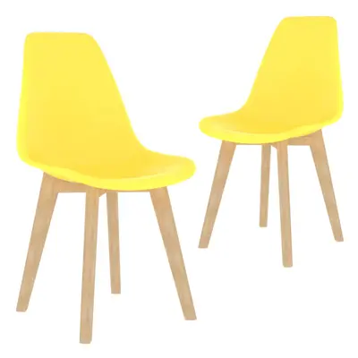 (yellow, pcs) vidaXL Dining Chairs Dinner Room Seat Resturant Kitchen Chair Dinner Chair