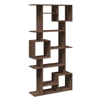 (brown oak, x x cm) vidaXL Book Cabinet Bookcase Storage Cabinet Bookshelf Engineered Wood