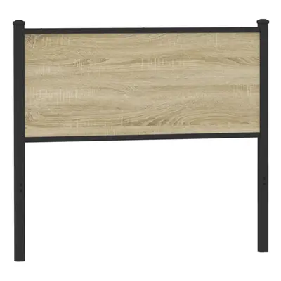 (sonoma, cm) vidaXL Headboard Bedroom Bed Headboard Bed Header Engineered Wood and Steel