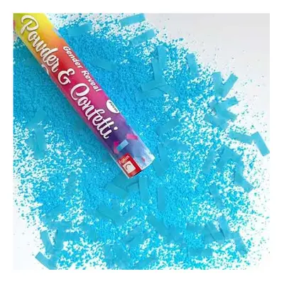 Baby Gender Reveal Blue Confetti & Powder Cannon 30cm