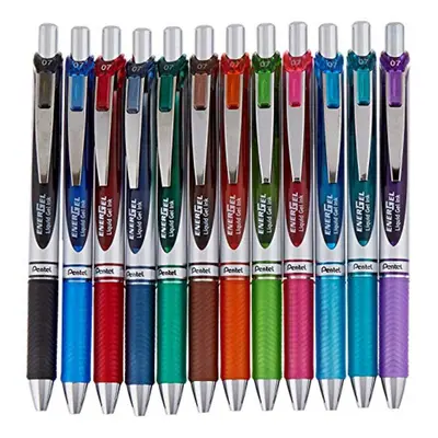 Pentel Gel Ink Pen EnerGel RTX Retractable (0.7mm) Medium Point Asso