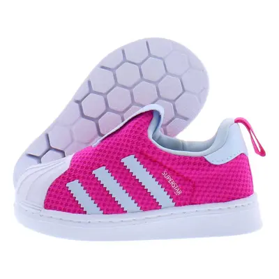 adidas Superstar Baby Girls Shoes Size 9.5 Color: Pink/Grey