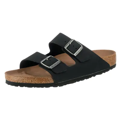 Birkenstock Unisex Arizona Vegan Birko-Flor Nubuck Black Sandals W