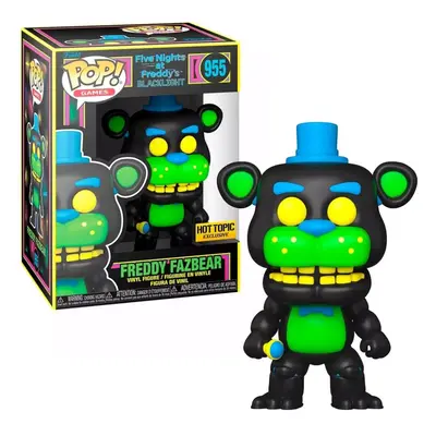 Funko Five Nights at Freddy's Pop Games Freddy Fazbear Blacklight Viny