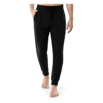 Fruit of the Loom Men's Jersey Knit Jogger Sleep Pant Black Large Ta