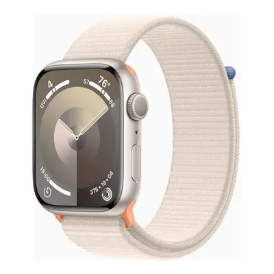 Apple Watch Series (GPS) - mm - starlight aluminium - smart watch with sport loop - soft double-