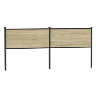 (sonoma, cm) vidaXL Headboard Bedroom Bed Headboard Bed Header Engineered Wood and Steel