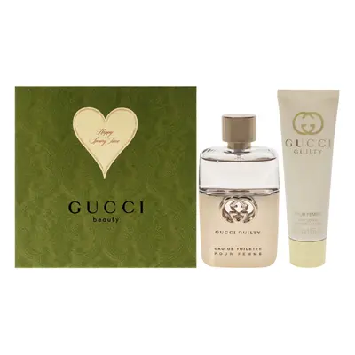 Gucci Guilty by Gucci for Women - Pc Gift Set 1.6oz EDT Spray, 1.6oz Body Lotion