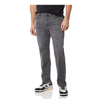 Mens Athletic-Fit Stretch Jean, Washed grey, 36W x 34L