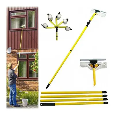 Professional Window Squeegee Cleaner Equipment, Window Cleaning Kit, 350cm Extendable Window Cle