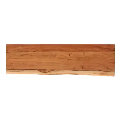 vidaXL Wall Shelf Floating Shelf Rack Rectangular Solid Wood Acacia Live Edge