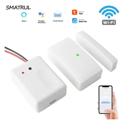 Wireless Tuya WiFi Garage Door Switch Controller Smart Phone Remote Control Switch Work with Ama